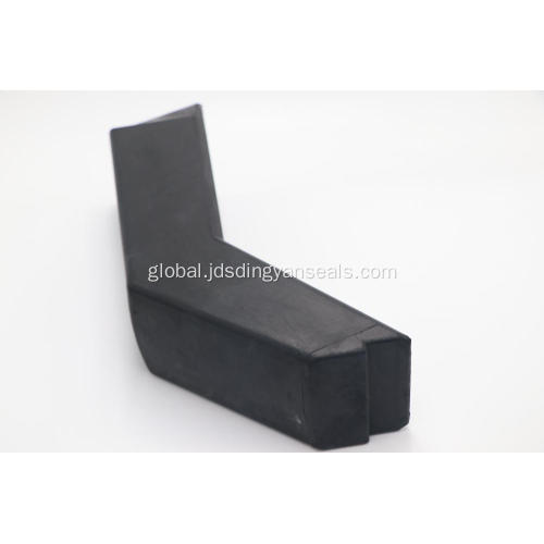 Hatch Cover Rubber Corner Packing EPDM O-type oblique angle rubber corner end piece Manufactory